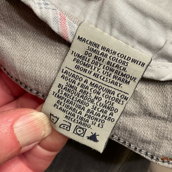 Chip & Pepper Steamer Lane Skinny Straight Leg Jeans Distressed Gray Stretch Sz5 - Picture 9 of 15